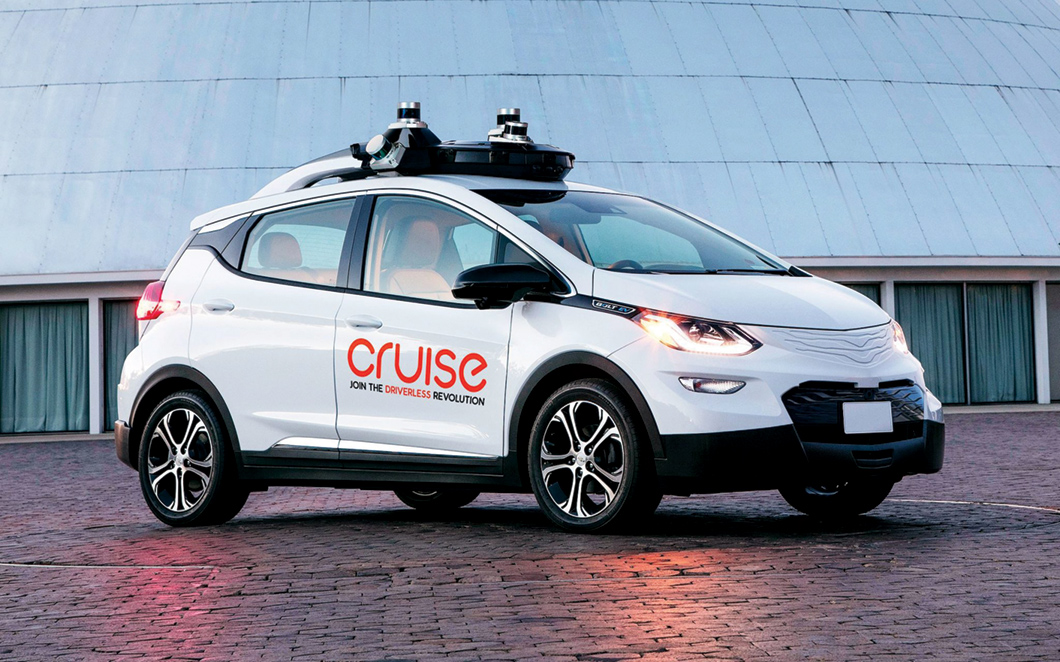 A Cruise self-driving car.